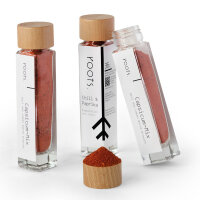 Capsicum-Mix im roots. Gewürzglas